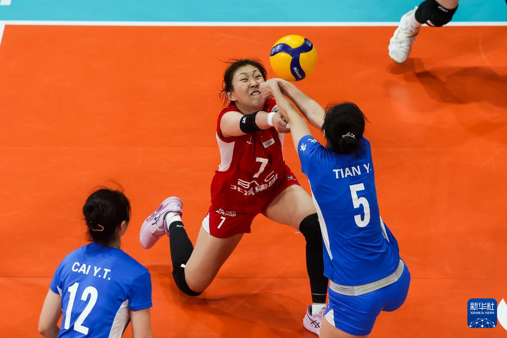 开云体育官方入口-韩国女子排球队连续取胜晋级四强